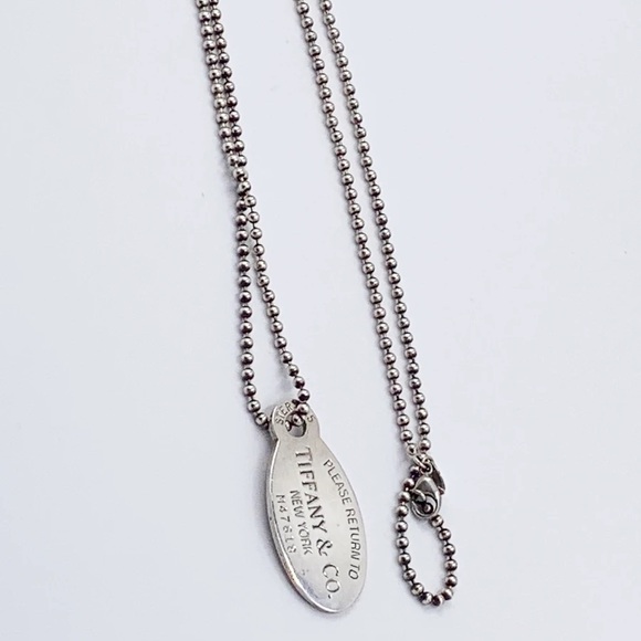 Tiffany & Co. Oval Pendant Necklace - Picture 2 of 8